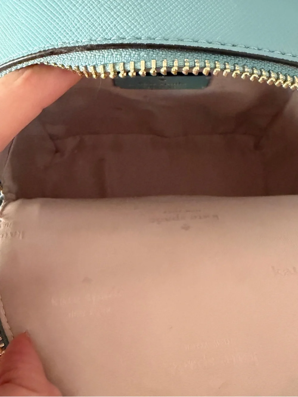 kate spade light blue mini backpack - Picture 4 of 4